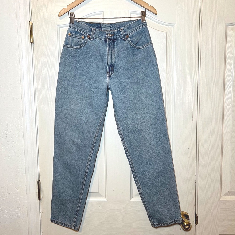 Vintage 00s Levis 550 Mom Jeans Size 8 PET Made in USA